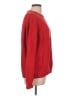 Lands' End 100% Cotton Solid Red Pullover Sweater Size L - photo 4