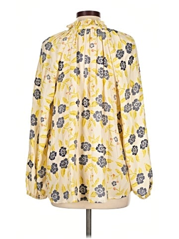 Natalie Martin Long Sleeve Silk Top (view 2)