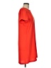 Adrienne Vittadini 100% Polyester Solid Orange Casual Dress Size 8 - photo 4