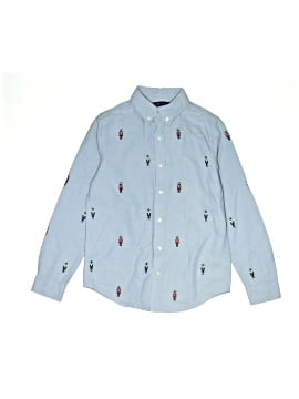 Janie And Jack Long Sleeve Button Down Shirt