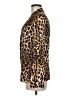 Olivaceous Animal Print Gold Tan Blazer Size M - photo 5