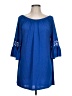 Win Win Blue 3/4 Sleeve Blouse Size Lg - XL - photo 1