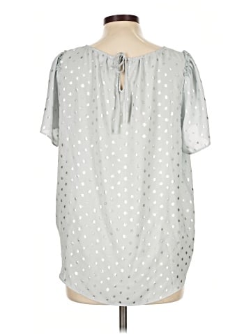 LC Lauren Conrad Short Sleeve Blouse (view 2)
