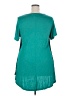 Larace Teal Short Sleeve Top Size 2X - photo 2