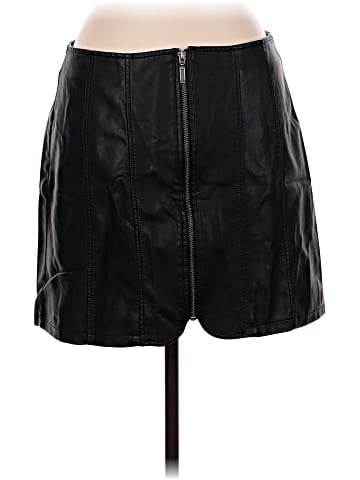 Free People Faux Leather Skirt (view 2)
