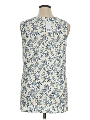 Rose + Olive Sleeveless Blouse (view 2)