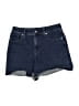 Express Blue Denim Shorts Size 2 - photo 1