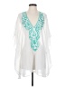 Spiaggia Dolce 100% Polyester White 3/4 Sleeve Blouse Size S - photo 1