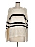 Sanctuary Stripes Ivory Pullover Sweater Size M - photo 1