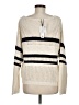 Sanctuary Stripes Ivory Pullover Sweater Size M - photo 2