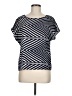 Francesca's Black Short Sleeve Blouse Size M - photo 1