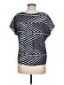 Francesca's Black Short Sleeve Blouse Size M - photo 2