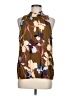 DR2 100% Rayon Brown Sleeveless Blouse Size M - photo 1