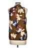 DR2 100% Rayon Brown Sleeveless Blouse Size M - photo 2