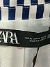 Zara 100% Acetate Stripes Blue Blazer Size XL - photo 6