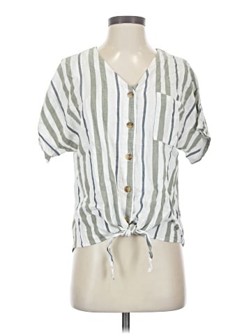 Time and Tru Short Sleeve Blouse (view 1)