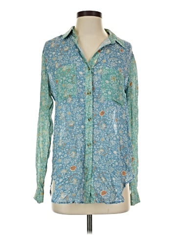 Pilcro Long Sleeve Button-Down Shirt (view 1)