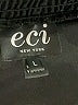 ECI 100% Polyester Solid Black Casual Dress Size L - photo 7