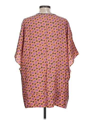 Lafayette 148 New York Short Sleeve Blouse (view 2)