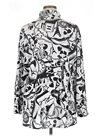 Karl Lagerfeld Paris Long Sleeve Blouse (view 2)