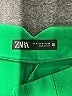Zara Solid Green Dress Pants Size M - photo 7