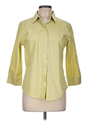 Casual Corner 3/4 Sleeve Button-Down Shirt (view 1)