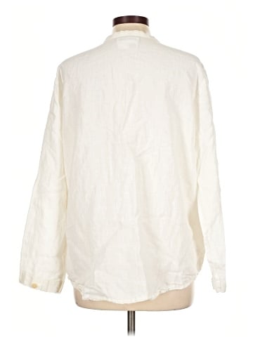 Flax Long Sleeve Button-Down Shirt (view 2)