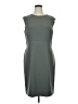 Kasper Solid Gray Cocktail Dress Size 16 - photo 1