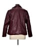 IMAN 100% Polyurethane Burgundy Jacket Size 1X - photo 2