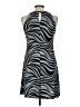 En Focus Studio Animal Print Gray Casual Dress Size 8 - photo 2
