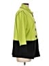 MULTIPLES Color Block Green Coat Size L - photo 4