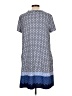 Apt. 9 Polka Dots Blue Casual Dress Size L - photo 2