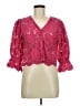 Maje 100% Cotton Pink 3/4 Sleeve Blouse Size EU (FR) 40 / US 8 - photo 1