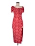 Missguided Hearts Red Cocktail Dress Size 6 - photo 1
