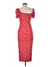 Missguided Hearts Red Cocktail Dress Size 6 - photo 2
