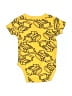 Carter's 100% Cotton Print Yellow Short Sleeve Onesie 6-9 MO / 9 MO - photo 2