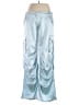 Ser.O.Ya 100% Polyester Blue Cargo Pants Size M - photo 1