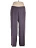 Eileen Fisher 100% Polyester Solid Gray Dress Pants Size L - photo 1