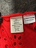 Adiva 100% Cotton Red Short Sleeve Blouse Size M - photo 8