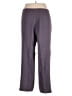 Eileen Fisher 100% Polyester Solid Gray Dress Pants Size L - photo 2
