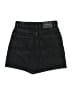 Pull&Bear Black Denim Shorts Size 4 - photo 2