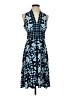 Wisp Tie-dye Blue Cocktail Dress Size 4 - photo 1