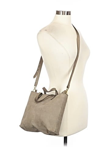 Madewell The Zip-Top Transport Crossbody in Nubuck Leather (view 2)