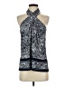MICHAEL Michael Kors Blue Sleeveless Blouse Size S - photo 1