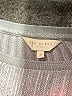 Ted Baker London Metallic Silver Short Sleeve Top Size 8 (3) - photo 7