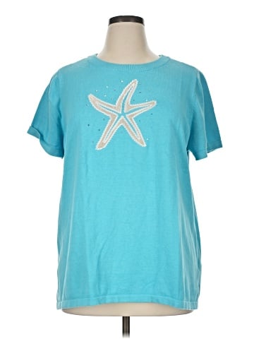 Quacker Factory Short Sleeve Top (view 1)