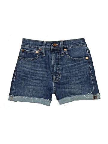 Madewell High-Rise Denim Shorts in Danny Wash: TENCEL&trade; Denim Edition (view 1)
