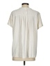 Ann Taylor LOFT 100% Polyester Ivory Short Sleeve Blouse Size S - photo 2