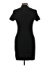 Zara Solid Black Casual Dress Size L - photo 2