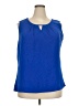 Blooming Jelly Blue Sleeveless Blouse Size XXL - photo 1
